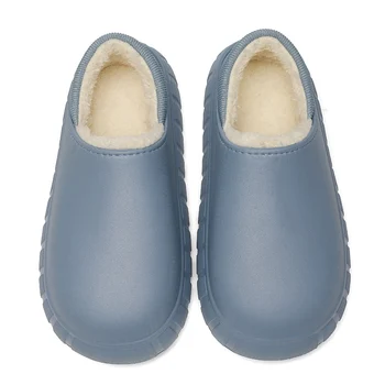 2021new kışlık terlikler Sıcak erkek ayakkabısı Su Geçirmez Adam Kaymaz Peluş Pamuk Kapalı Açık Rahat Ev Sonbahar Kalın Topuk Ayakkabı