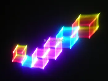 3D RGB sahne lazer ışıkları 400 mw lazer projektör DMX lazer sahne aydınlatma Disco DJ parti Pub Bar KTV olaylar canlı gösterisi etkileri