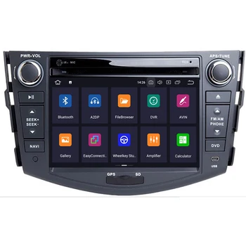 DSP Android 10 Octa Çekirdek 4 GB RAM 64 GB ROM Araba Toyota için DVD oynatıcı RAV4 RAV 4 2006-2012 GPS WİFİ Bluetooth kamera RDS Radyo