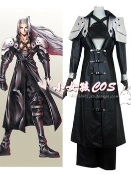 Final Fantasy VII 7 Sephiroth Deluxe Üniforma Cosplay Kostüm, Mükemmel Özel Sizin ıçin ! 11