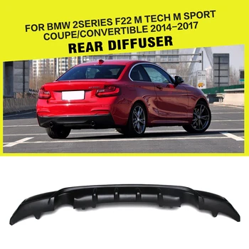 FRP Yarış Arka Difüzör Dudak Tampon Koruma BMW 2 Serisi F22 F23 M235i M240i M Spor Coupe Cabrio 2013-2017