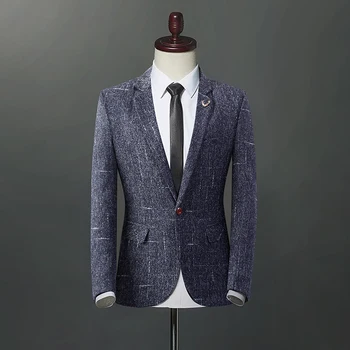 HCXY marka iş erkek blazers ceket bir düğme erkek casual bussiness takım elbise erkek kendini yetiştirme blazer takım elbise erkekler için