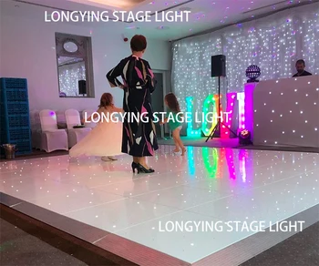 Kablosuz Bağlantı 2ft*2ft Starlight LED Dans Pisti Twinking Paneli Olaylar Düğün Dekorasyon İçin