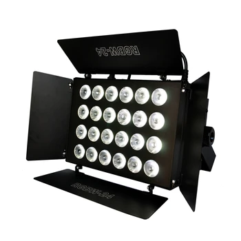 Ping TP-W2412 Ambar Kapısı Led Walll yıkayıcı ışık 24 * 12 W Tyanshine LED RGBW 4İN1 40 Derece Büyük Lens Mini Montaj boyutu
