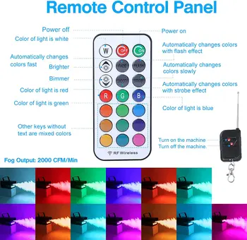 Yeni LED parti ışıkları 500 W Süper yüksekliği Kaliteli Renkli Sis makinesi Uzaktan Kumanda RGB Lazer projektör ev DJ Disko parti İçin